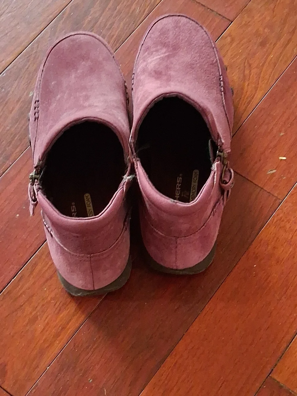 Suede Slip-On Mules in Dusty Rose New Women Size 10